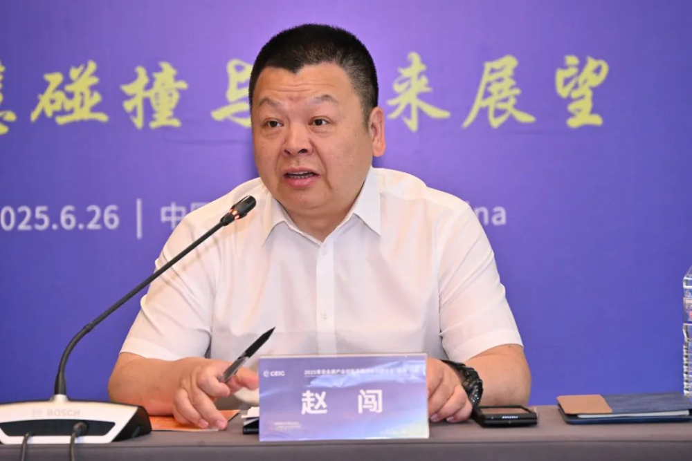 全国会展工作委员会会长赵闯发言